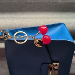Cherry Keychain Bag Charm